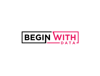 Begin With Data logo design by sodimejo