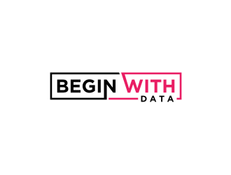 Begin With Data logo design by sodimejo