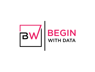 Begin With Data logo design by sodimejo