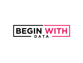 Begin With Data logo design by sodimejo