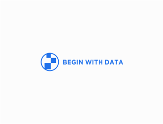 Begin With Data logo design by krisnabrilliant