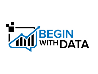 Begin With Data logo design by jaize