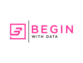 Begin With Data logo design by Raynar