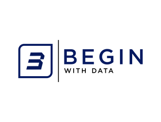 Begin With Data logo design by Raynar