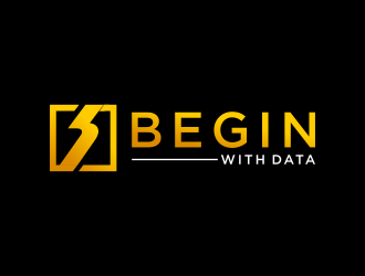 Begin With Data logo design by Raynar