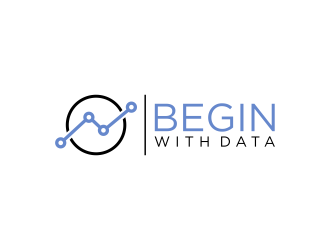 Begin With Data logo design by GassPoll