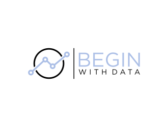 Begin With Data logo design by GassPoll