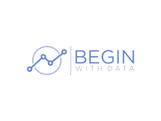 Begin With Data logo design by GassPoll