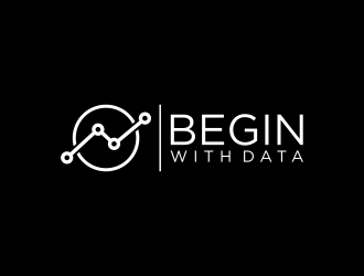 Begin With Data logo design by GassPoll