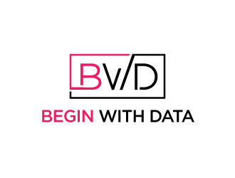 Begin With Data logo design by bernard ferrer