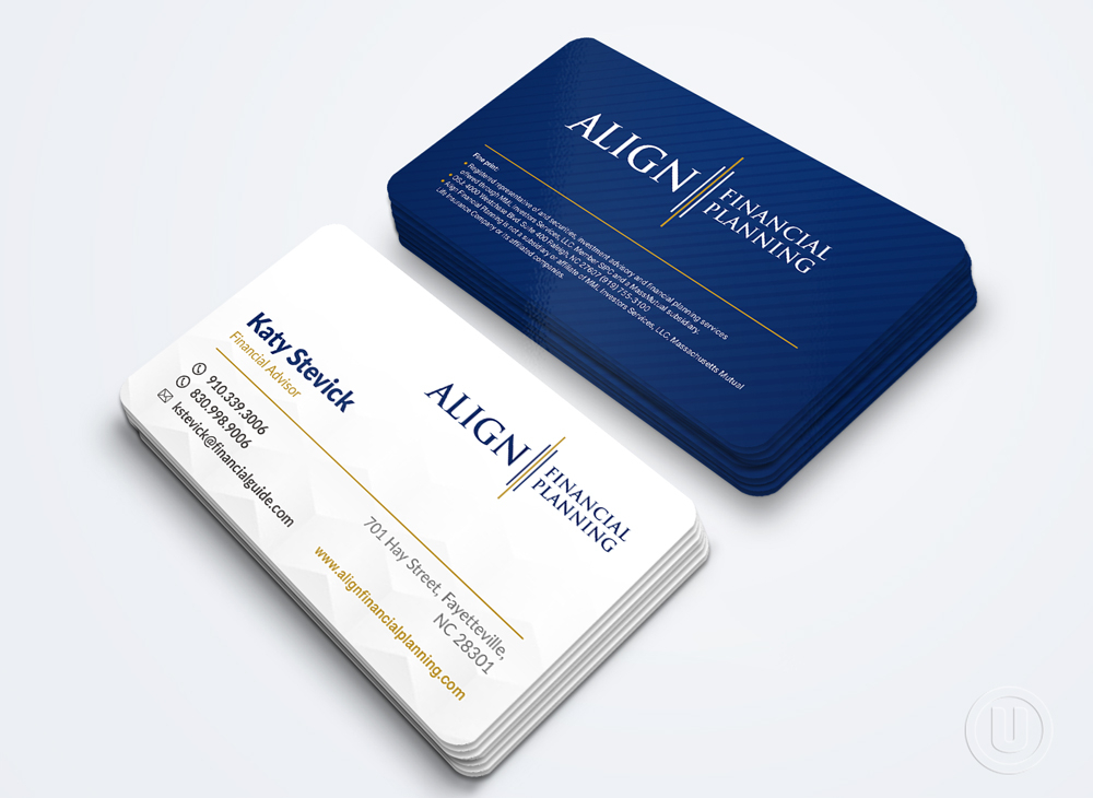 Align Financial Planning logo design by Ulid