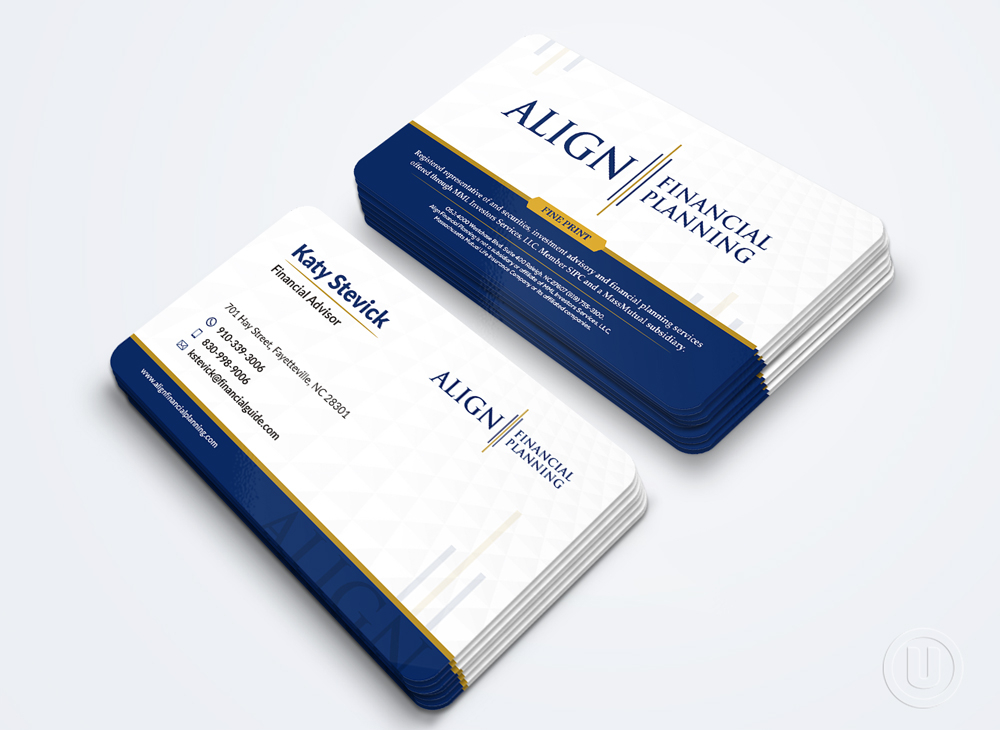 Align Financial Planning logo design by Ulid