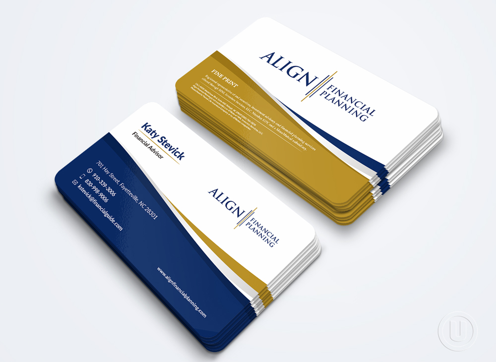 Align Financial Planning logo design by Ulid