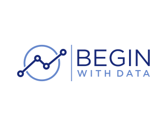 Begin With Data logo design by GassPoll