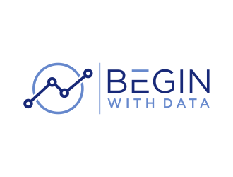 Begin With Data logo design by GassPoll