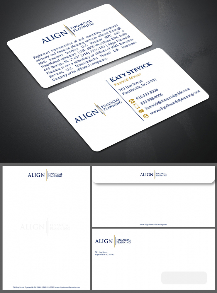 Align Financial Planning logo design by Gelotine