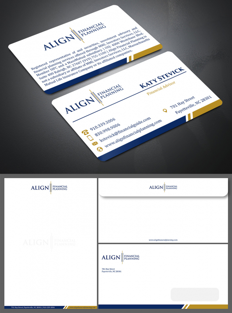 Align Financial Planning logo design by Gelotine