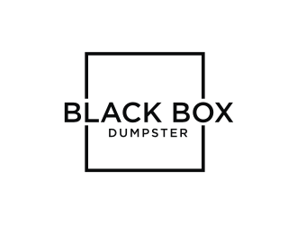 Black Box Dumpster logo design by Sheilla