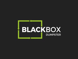 Black Box Dumpster logo design by langitBiru