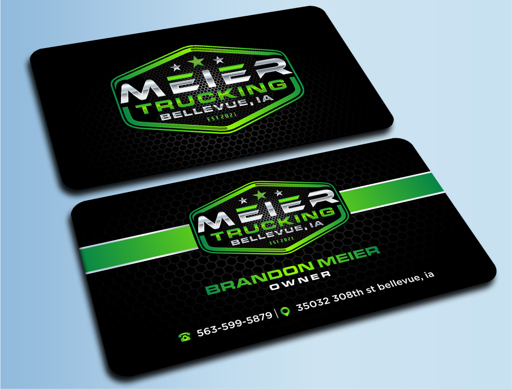 Meier trucking llc logo design by zizze23