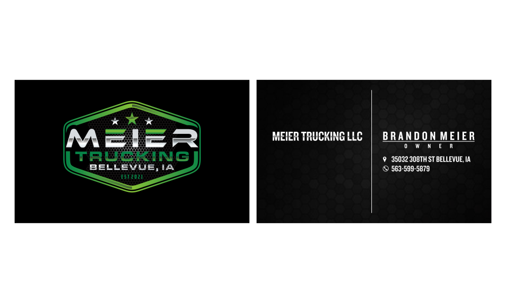 Meier trucking llc logo design by FirmanGibran