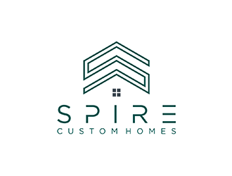 Spire Custom Homes logo design by ndaru