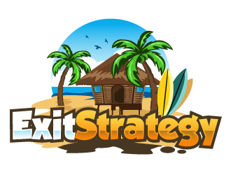 Exit Strategy  logo design by ElonStark