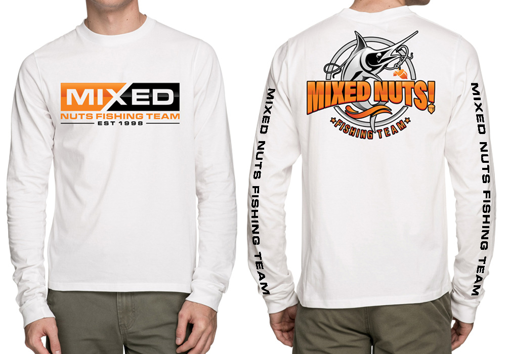 Mixed nuts fishing team logo design by Gelotine