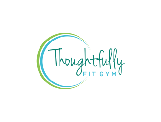 Thoughtfully Fit Gym logo design by oke2angconcept