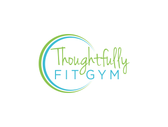 Thoughtfully Fit Gym logo design by oke2angconcept