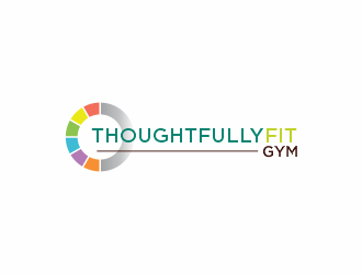 Thoughtfully Fit Gym logo design by zegeningen