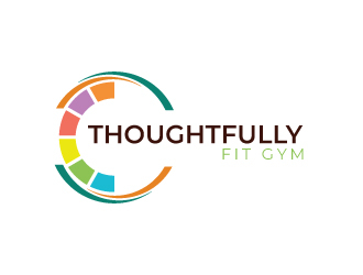 Thoughtfully Fit Gym logo design by NadeIlakes