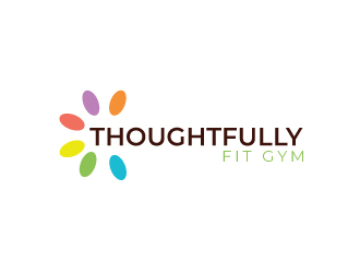 Thoughtfully Fit Gym logo design by NadeIlakes