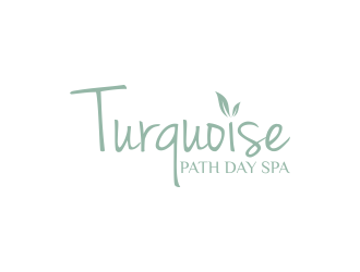 Turquoise Path day spa logo design by pel4ngi