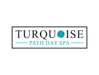 Turquoise Path day spa logo design by ora_creative