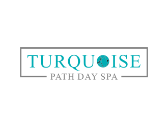 Turquoise Path day spa logo design by ora_creative