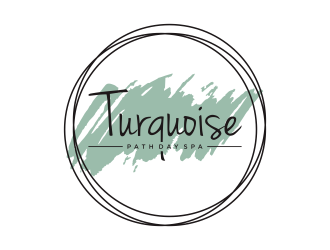 Turquoise Path day spa logo design by ora_creative