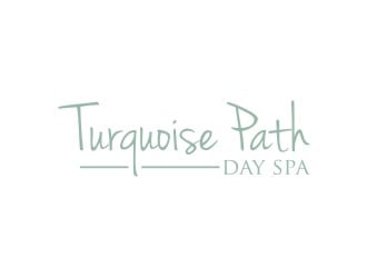 Turquoise Path day spa logo design by bombers