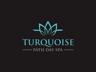 Turquoise Path day spa logo design by kaylee