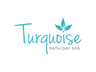 Turquoise Path day spa logo design by Sheilla