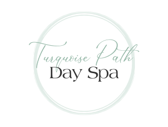 Turquoise Path day spa logo design by Kraken