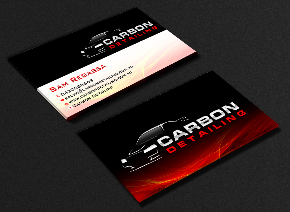 Carbon Detailing logo design by Sofia Shakir