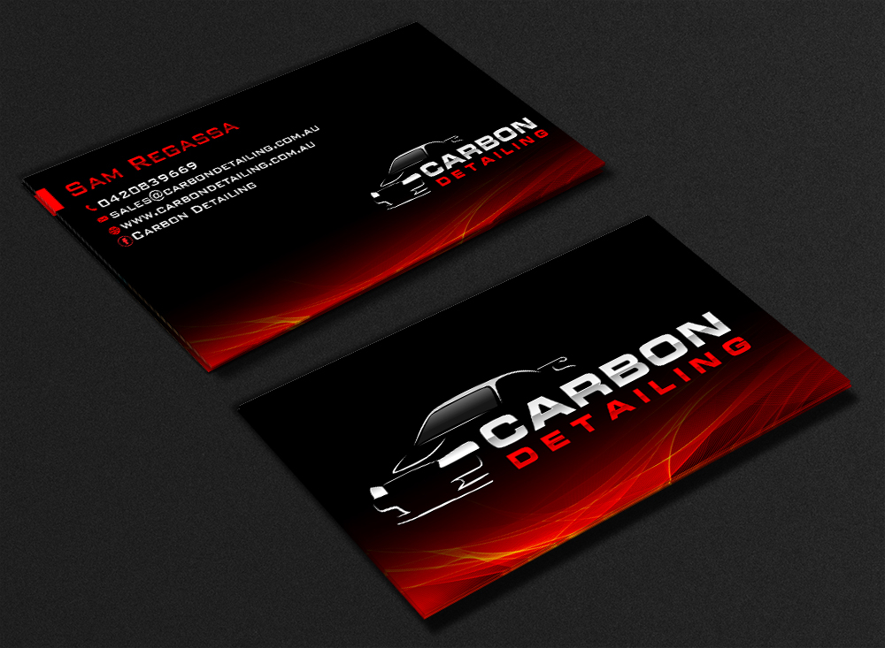 Carbon Detailing logo design by Sofia Shakir