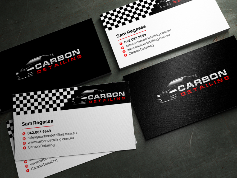 Carbon Detailing logo design by Realistis