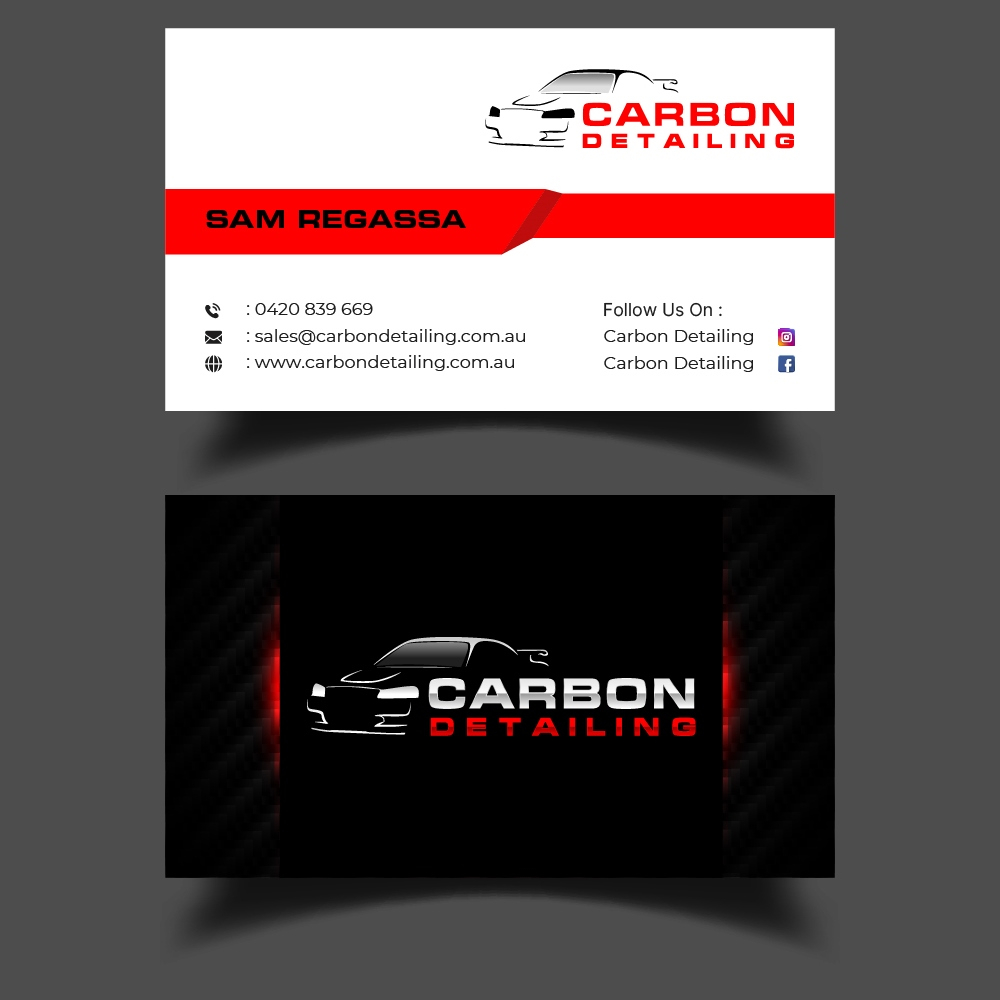 Carbon Detailing logo design by GRB Studio