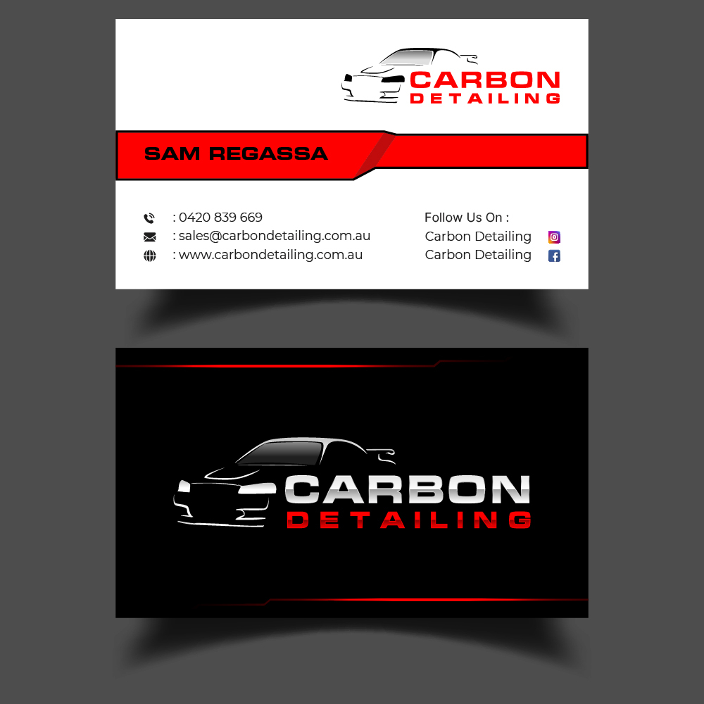 Carbon Detailing logo design by GRB Studio