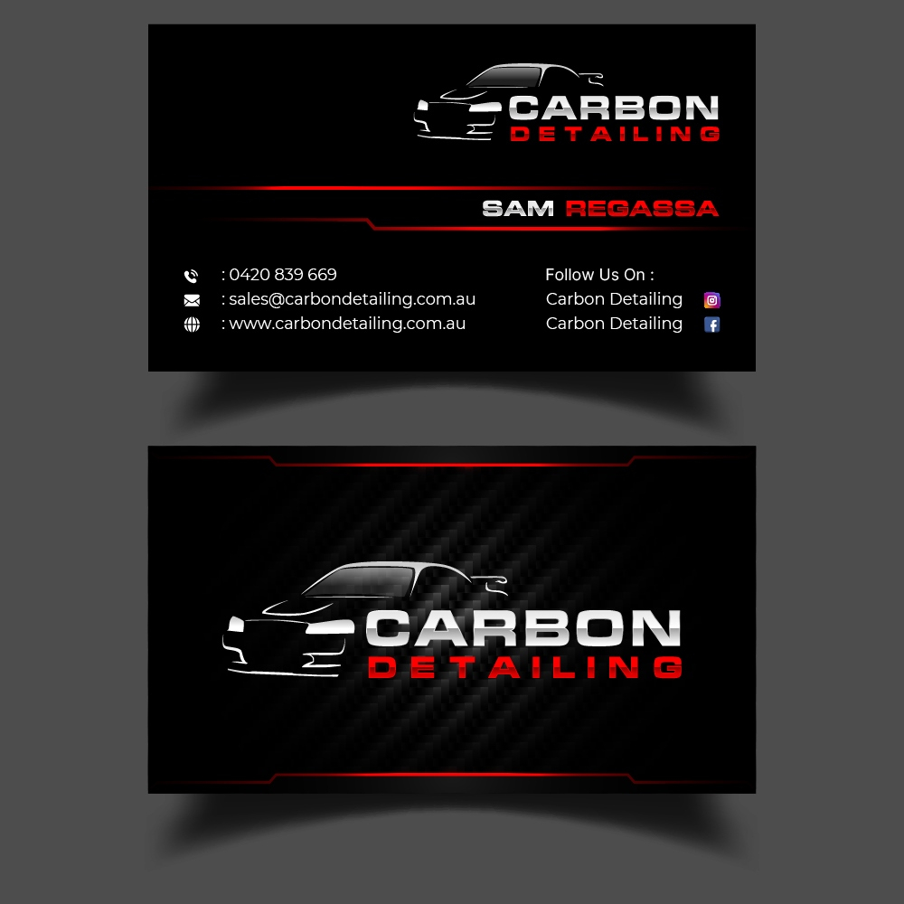 Carbon Detailing logo design by GRB Studio