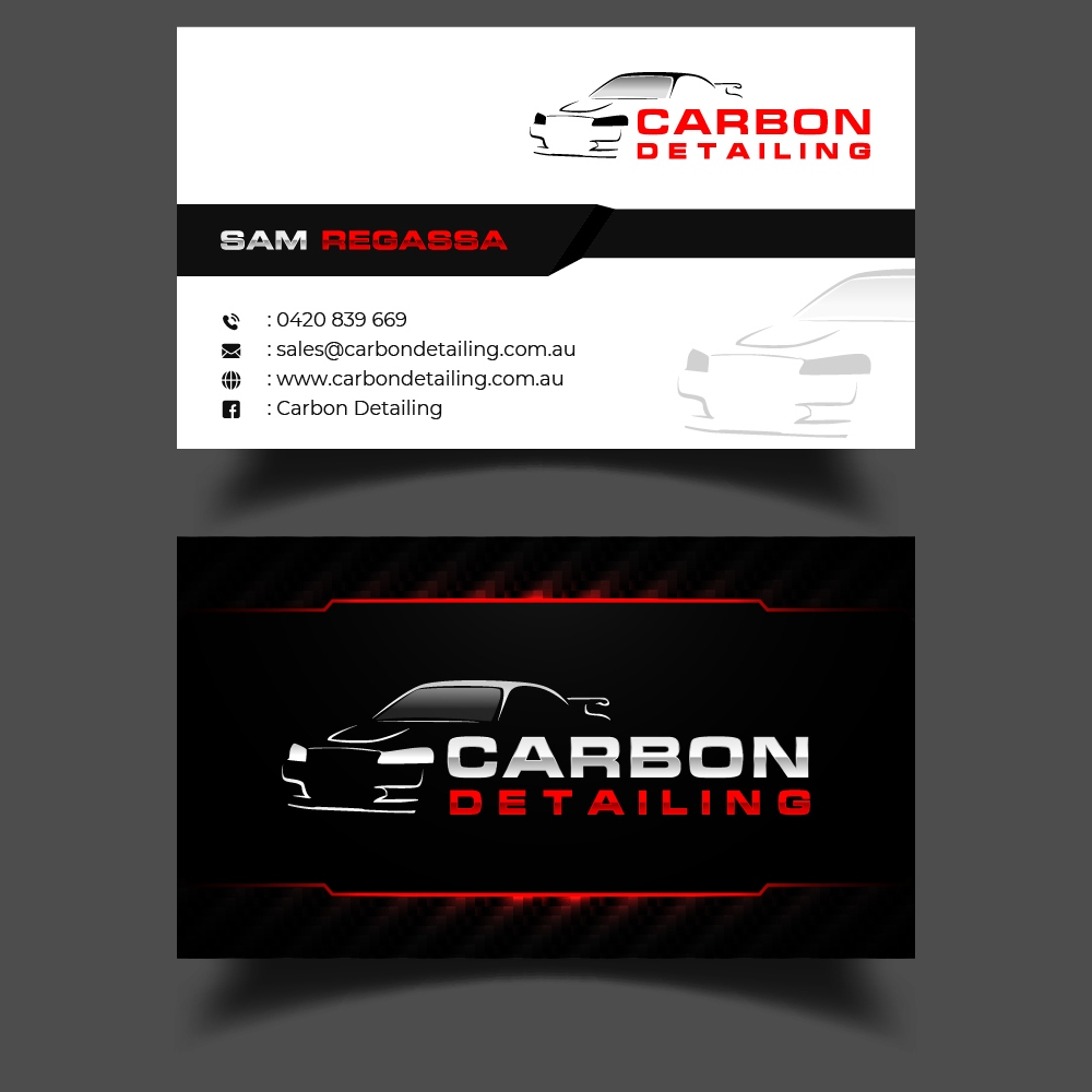 Carbon Detailing logo design by GRB Studio