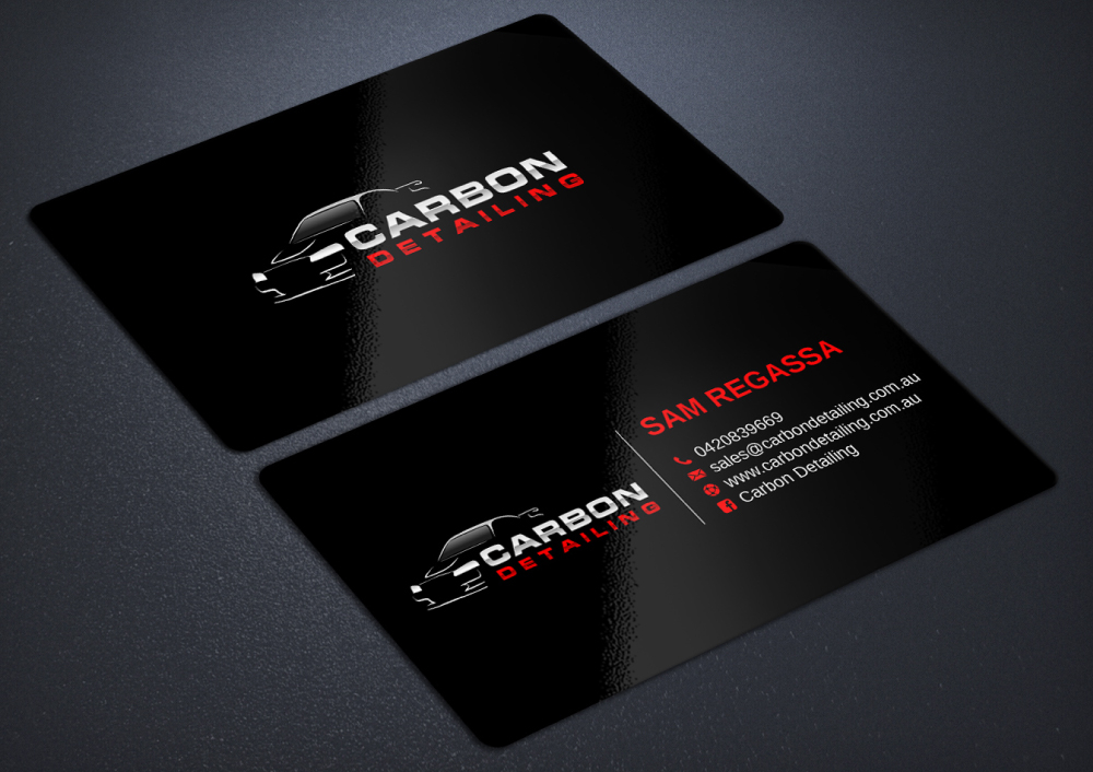 Carbon Detailing logo design by Boomstudioz