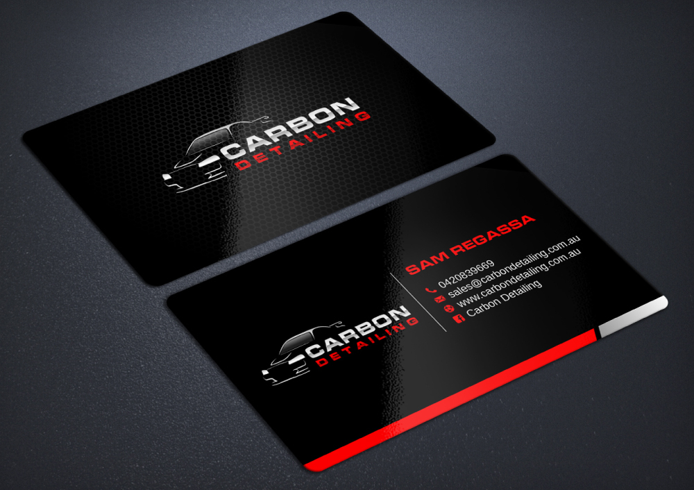 Carbon Detailing logo design by Boomstudioz